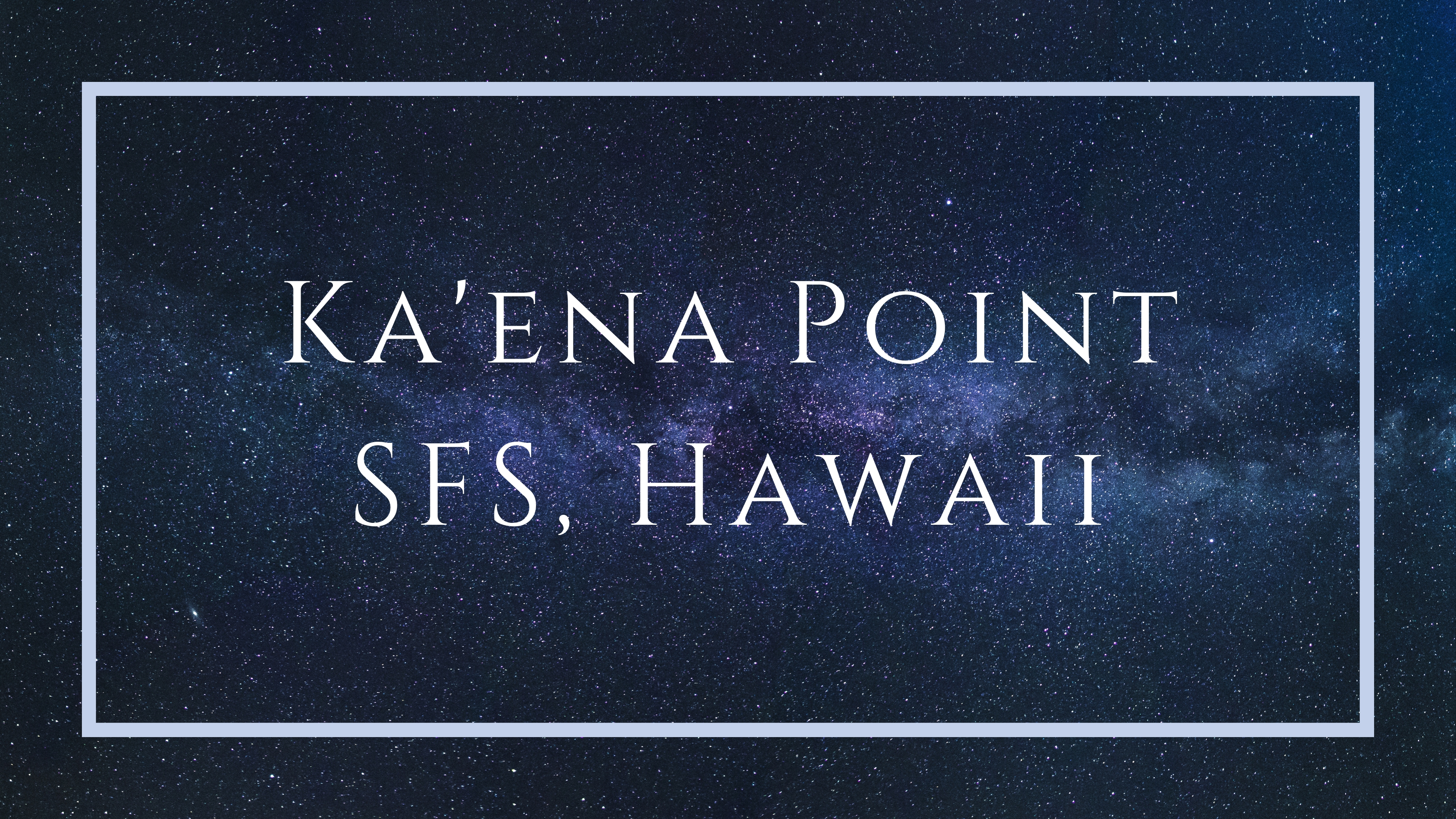 Kaena Point Space Force Station